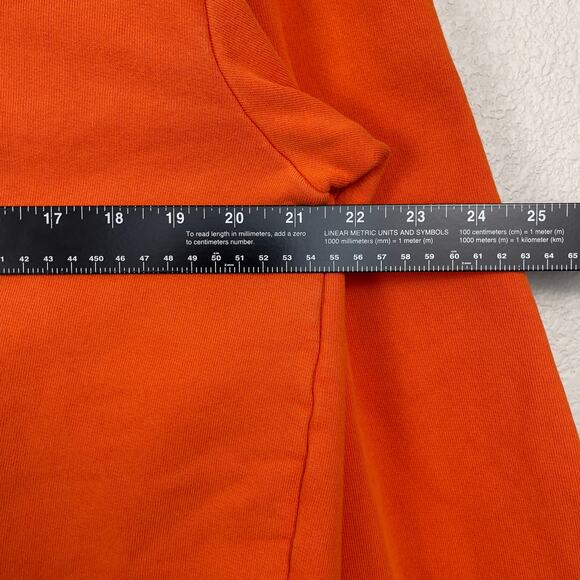 Tory Sport French Terry Chevron Hoodie Sweatshirt Orange Size Small Active - Picture 12 of 13